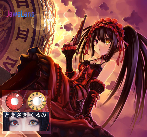 Jewelens Colored Contact Lenses Color lens for Eyes Colorful Halloween Cosplay Con Kurumi Series ► Photo 1/5