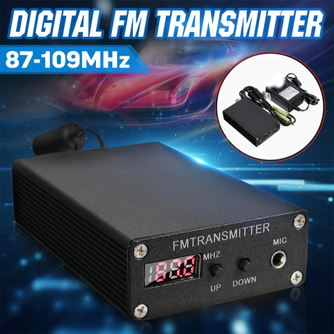 5W Stereo Digital FM Transmitter FM Radio Transmitter Mini FM Radio Station ► Photo 1/6
