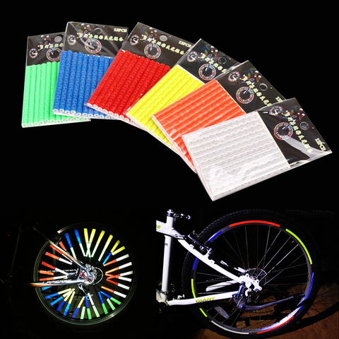 1 or 2 Bicycle Bike Spoke Reflector Warning Light Bicycle Wheel Rim Reflective