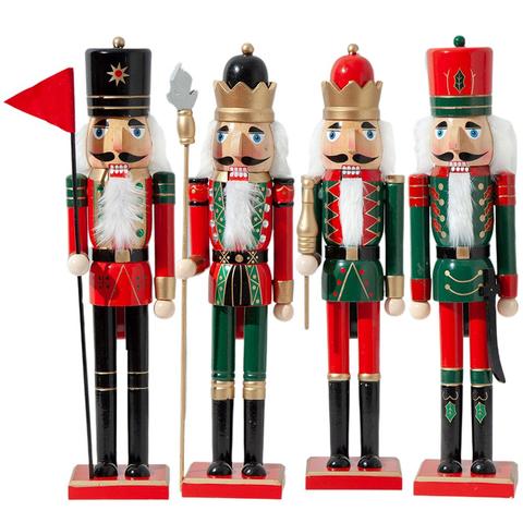 50CM Christmas Wooden Nutcracker Soldier Jewelry Children's Room Decoration Ornament Christmas Gift Handcraft Nutcracker Puppet ► Photo 1/6