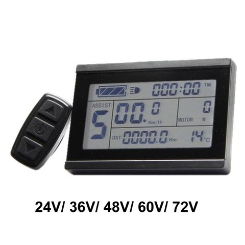 24V 36V 48V 60V 72V Display intelligent KT LCD3 Electric Bicycle bike Parts meter panel with waterproof connector Ebike display ► Photo 1/6