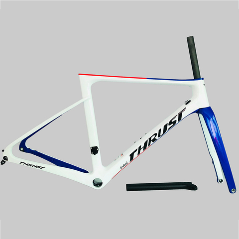 2022 THRUST T1000 new White-blue gradient Disc brake Carbon Bike Frame bicycle accessories 2 years warranty carbon road frame ► Photo 1/1