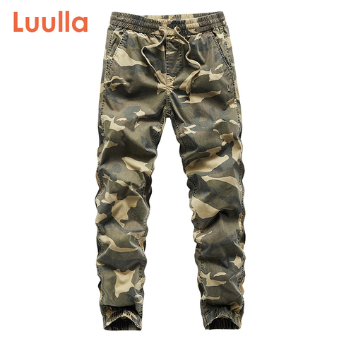 Luulla Men Jogger 2022 Spring Vintage Pencil Harem Cargo Pants Men Camouflage Military Pants Loose Fit Cargo Trousers Jogger Men ► Photo 1/6