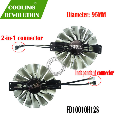 FD10010H12S GPU VGA Card Cooler Fan For Palit GTX 1080Ti GTX1080Ti GameRock Premium Edition Graphics Video Card Cooling ► Photo 1/3