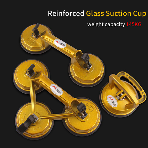 Vacuum Suction Cup Glass Lifter Powerful Glass Tile Carrier Gripper Sucker Plate for Glass Tiles Mirror Granite Lifting Tool ► Photo 1/6