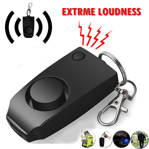 Loud Keychain Emergency Alarm Alarm 130dB Women Security Protect Attack Self-defense Emergency Keychain anti rape ► Photo 1/6