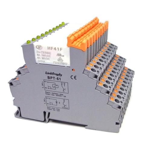 10pcs Sheet relay  BPT-61 HF41F-24-ZS HF41F-12-ZS HF41F-5-ZS 6A 1CO HF41F 5V 12V 24V Wafer relay new and original ► Photo 1/4