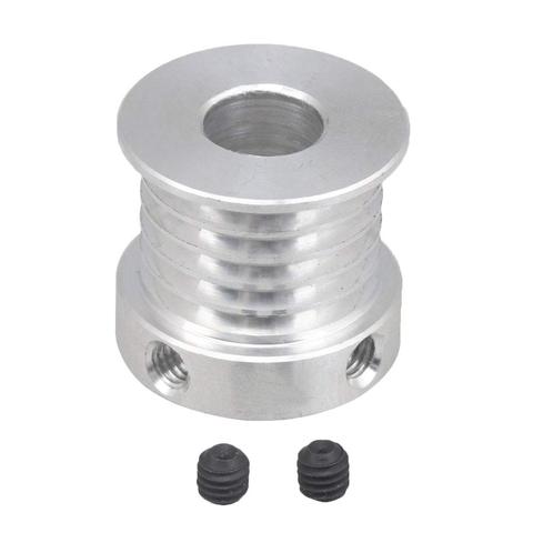 V-Type Belt Pulley 5 Slots with 2 Screw 10mm Inner Hole Dia 58mm Dia ► Photo 1/3