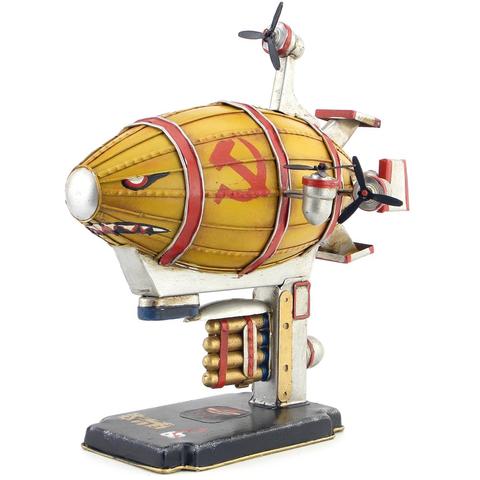 Iron handicraft decoration welding decoration old model airship creative home decoration ► Photo 1/6