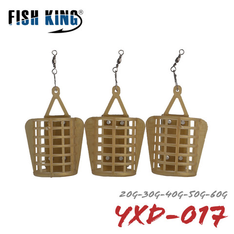 FISH KING 20G 30G 40G 50G 60G Feeder Fishing Tool Accessories Bait Cage Carp Fishing Connector Lead Sinker Fishing Tackle ► Photo 1/6