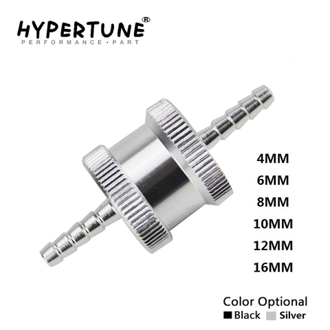 Hypertune - 6 Size 4MM / 6MM / 8MM / 10MM / 12MM / 16MM Non Return One Way Fuel Check Valve Aluminum Alloy Petrol Diesel ► Photo 1/6