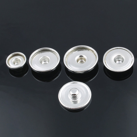 50pcs/lot Hot sale 12MM&18MM&20MM metal snap buttons for make print glass snap or rhinestone snap buttons DIY Fittings ZM032 ► Photo 1/6