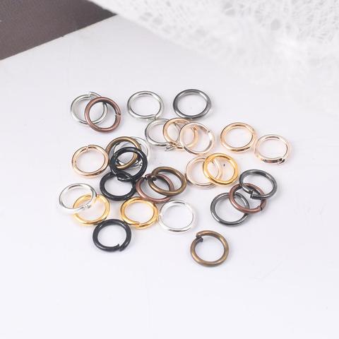 100-200Pcs/Lot Single Loop Open Jump Rings Diy Handmade Accessories Split Rings Connectors For Jewelry Making Supplies ► Photo 1/6