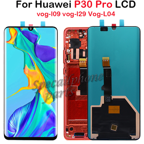 Original 6.47'' LCD for Huawei P30 Pro LCD Display Touch+Screen Digitizer Assembly Replaceme for Huawei  P30 Pro LCD VOG-L09 L29 ► Photo 1/6