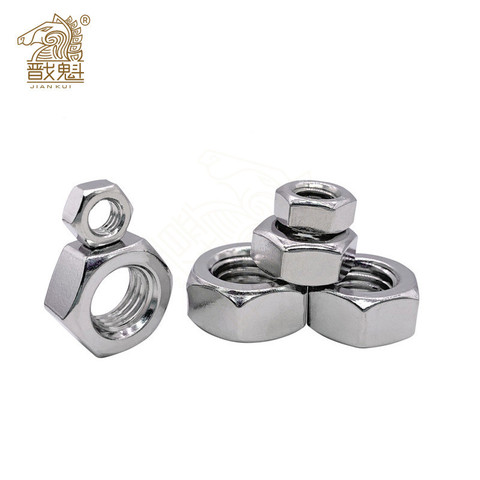 1/50/100pcs A2 304 Stainless Steel Hex Hexagon Nut for M1 M1.2 M1.4 M1.6 M2 M2.5 M3 M4 M5 M6 M8 M10 M12 M16 M20 M24 Screw Bolt ► Photo 1/4