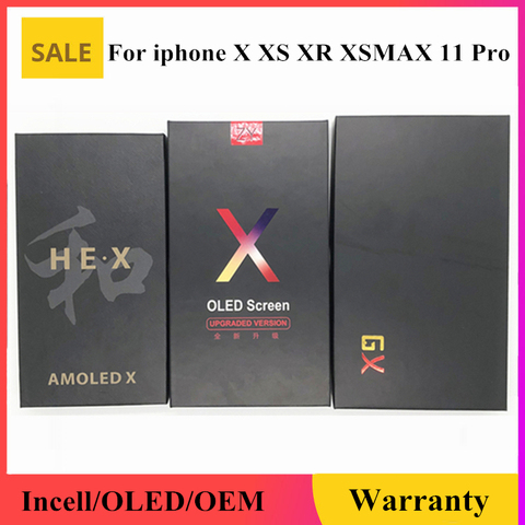 Tested LCD Pantalla For iphone X LCD XR 11 Screen INCELL LCD Display Touch  Screen Digitizer Assembly For iPhone X XS Max OLED