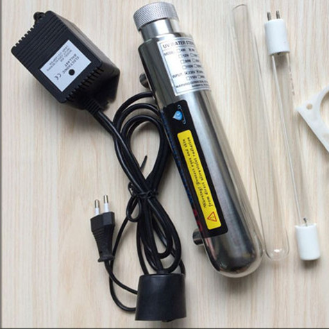 UV Water Sterilizer Ultraviolet Tube Lamp Direct Drink Water Disinfection Treatment Filter Aquarium Fish Tank Purifier 12W ► Photo 1/1