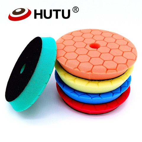 4/6/7 inch Sponge Polishing Waxing Buffing Pads Kit 30mm Thick  Europe Sponge Auto Polish Pad For RO/DA Polishier ► Photo 1/6