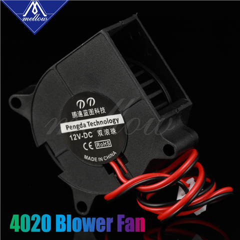 3D Printer Blower Fan 4020 12V/24V Dual Bearing Fan DC Cooling Turbo Fan 4020S for Sidewinder X1/CR-10/10S/Ender 3/DDE-LITE ► Photo 1/6