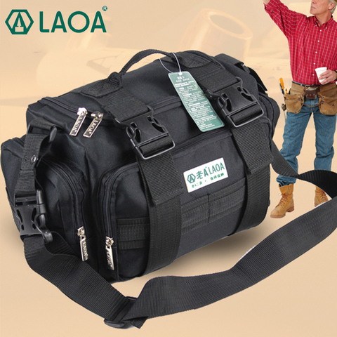 LAOA  Multifunction Tool Bag Large Capacity Professional Repair Tools Bag Messenger Bag ► Photo 1/6