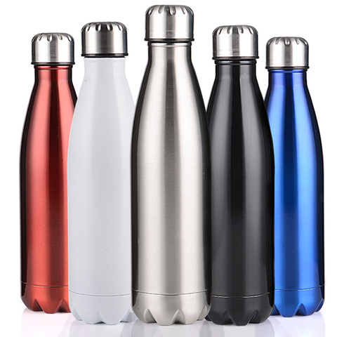 Stainless Steel Vacuum Insulated Water Bottle Flask Thermal Sports Chilly 500ML Cola Drinkware Travel Mug Thermo Gifts Thermocup ► Photo 1/6