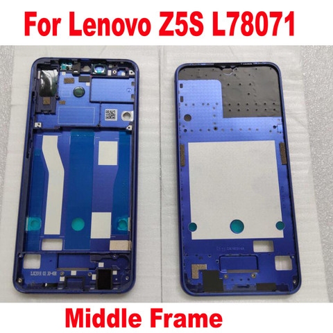 Original LTPro New Middle Frame For Lenovo Z5S L78071 Front Bezel Plate Housing Door Mobile Phone Replacement NO LCD ► Photo 1/2