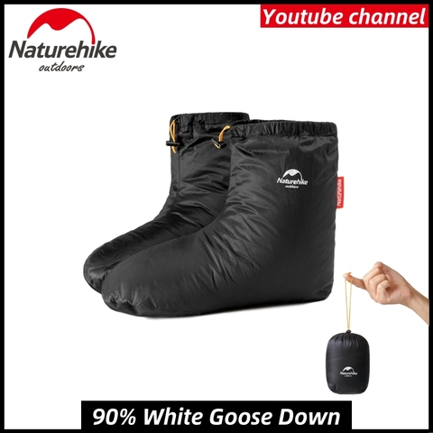 Naturehike Sleeping Bag Accessories Duck Down Slippers Camping Out Soft Sock Men And Women Indoor Warm Lightweight Foot Cover ► Photo 1/6