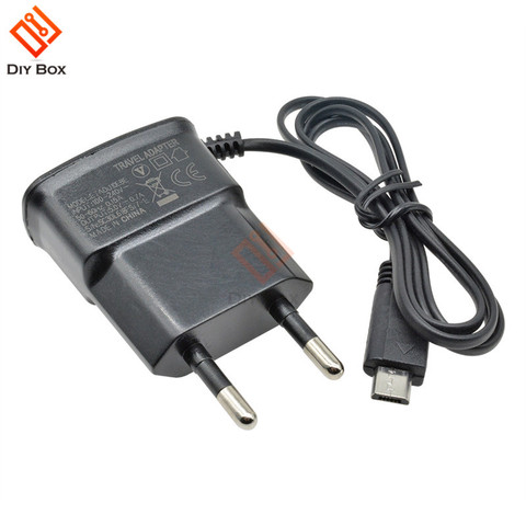 EU Plug 5V Fast Charging Micro USB Charger Adapter For Samsung HTC LG Sony Cell Phones 70cm Cable ► Photo 1/6