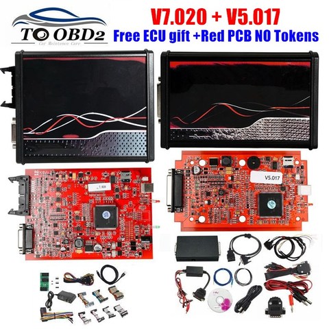 KESS V2.53 V5.017 EU Version Online Version KTAG 2.25 V7.020 4LED Red PCB KESS V2 V5.017 Red KTAG 7.020  No Tokens ► Photo 1/6