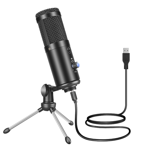 GGMM F1 USB Microphone Streaming Metal  Computer Laptop Mic Cardioid Studio-Recording Vocals Voice Overs Podcasting For Youtube ► Photo 1/6