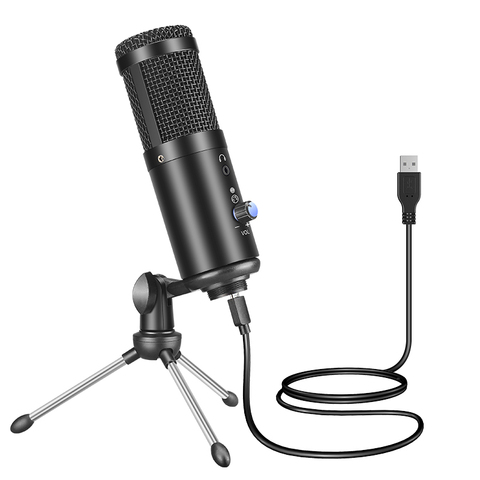 GGMM F1 USB Microphone Streaming Metal  Computer Laptop Mic Cardioid Studio-Recording Vocals Voice Overs Podcasting For Youtube ► Photo 1/6