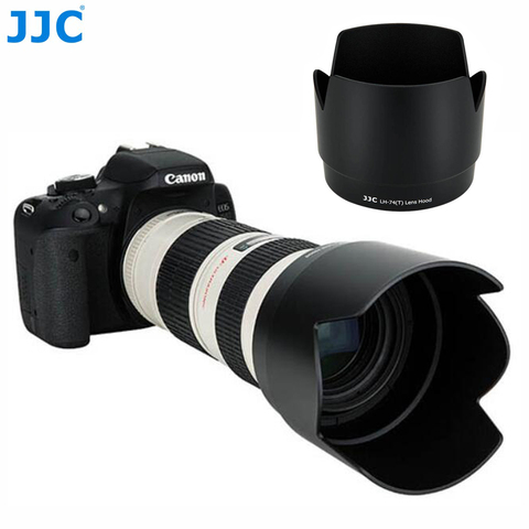 JJC Camera Bayonet Lens Hood Shade for CANON EF 70-200mm f/4L IS USM & CANON EF 70-200mm f/4L USM Lens Replaces Canon ET-74 ► Photo 1/6