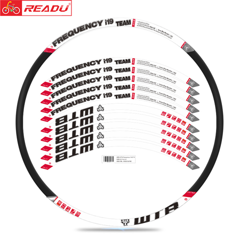 WTB-Frequency-i19 wheel set stickers bike 27.5 inch wheels mountain bike wheel rim stickers bike stickers rims decals ► Photo 1/6