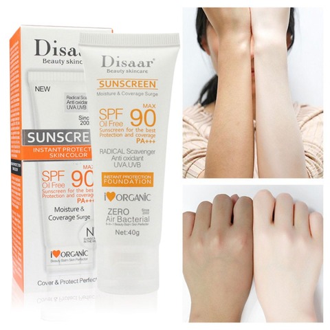 Disaar SPF 90 Facial Body Sunscreen Whitening Sun Cream Sunblock Skin Protective Cream Anti-Aging Oil-control Moisturizing ► Photo 1/6