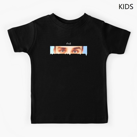 100% cotton merch а4 eyes print casual family clothing kids t shirts fashion tops T-shirt children adult мерч A4 ГЛАЗА Футболка ► Photo 1/4