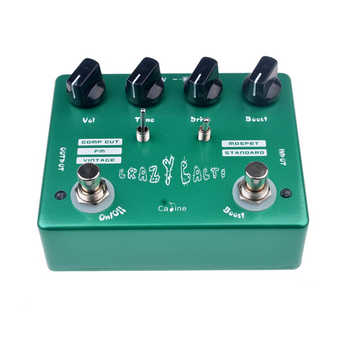 Caline CP-20 Crazy Cacti Overdrive Guitar Effect Pedal True Bypass Aluminum Alloy Guitar Accessories Pedal Effect ► Photo 1/6