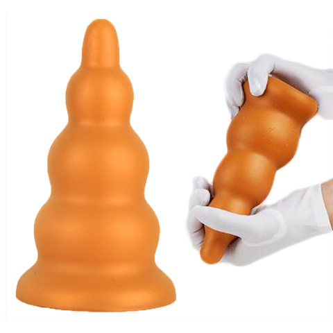 Soft Super Huge Anal Plug Tower Design Big Butt Plug Anus Expansion Prostate Massage Erotic Anal Sex Toys For Woman Men ► Photo 1/6