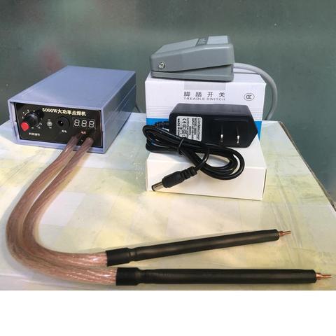 2022 New high power spot welding machine household small hand-held 18650 battery spot welding convenient type ► Photo 1/5