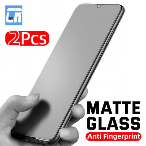 No fingerprint Matte Tempered Glass for Xiaomi Redmi 10X Note 4 4x K20 K30 Pro 8 8a Screen Protector for Redmi Note 5 6 pro Film ► Photo 1/6