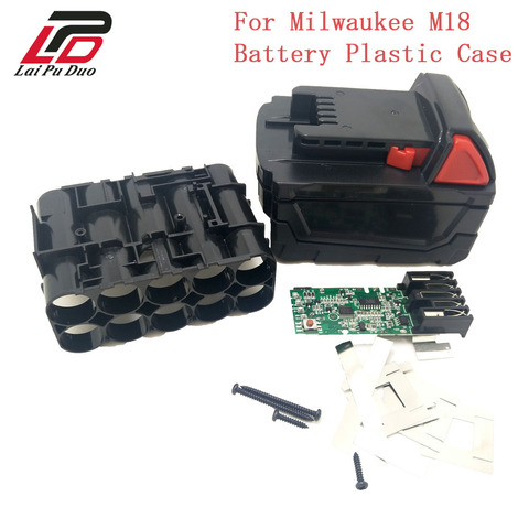Li-ion Battery Plastic Case M18 Shell Charging Protection Circuit Board For Milwaukee 18V M18 48-11-1815 3Ah 4Ah 5Ah PCB Board ► Photo 1/1