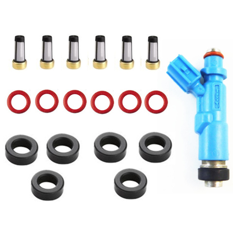 6sets fuel injector repair kit  for Toyota Yaris Vitz Verso Prius 23209-29015 23250-23020 23209-21020 23209-22060 23209-79135 ► Photo 1/1