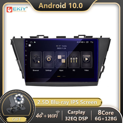 EKIY DSP Autoradio 2din Android 9 For Toyota V Plus Prius Alpha RHD 2012-2015 Car Radio Multimedia Video Player GPS Navigation ► Photo 1/6