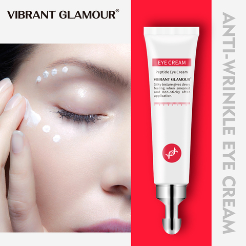 VIBRANT GLAMOUR Eye Cream Peptide Collagen Serum Anti-Wrinkle Anti-Age Remover Dark Circles Eye Care Against Puffiness And Bags ► Photo 1/6