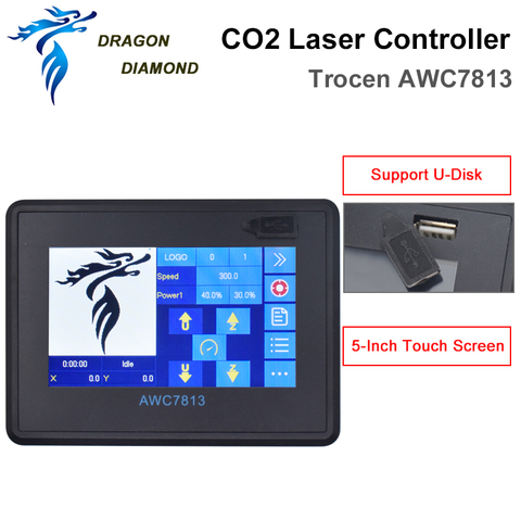DRAGON DIAMOND Co2 Laser DSP Controller Trocen AWC7813 Laser Engraver System For Co2 Engraving and Cutting Machine ► Photo 1/6