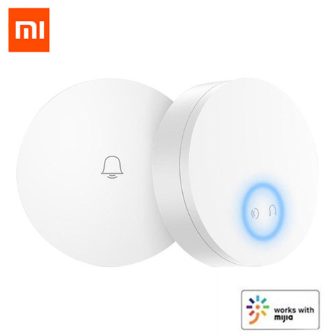 Xiaomi Mijia Linptech WIFI Self-power-generating Wireless Doorbell Work with Mijia APP Smart Control Memory Function AC 110-240V ► Photo 1/6