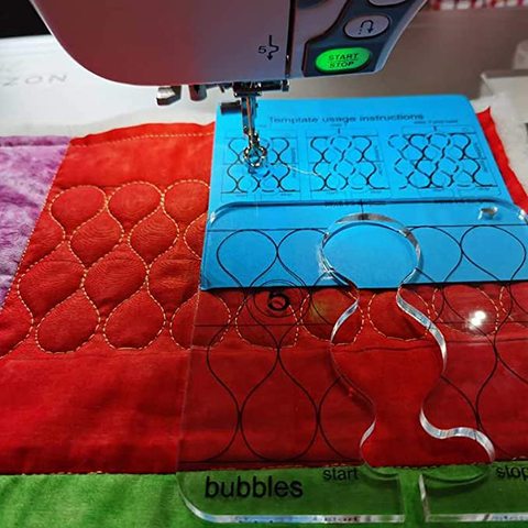 Free Motion Quilting Template Series 5 with Quilting Frame for Domestic Sewing Machine (TK(Q5-09)) ► Photo 1/3