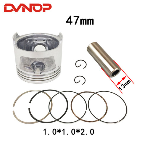 70cc Fit For Lifan Zongshen Loncin 47mm 13mm Piston Ring Pin kit for ATV Quad Bike Dirt Bike 2HH-126 ► Photo 1/5