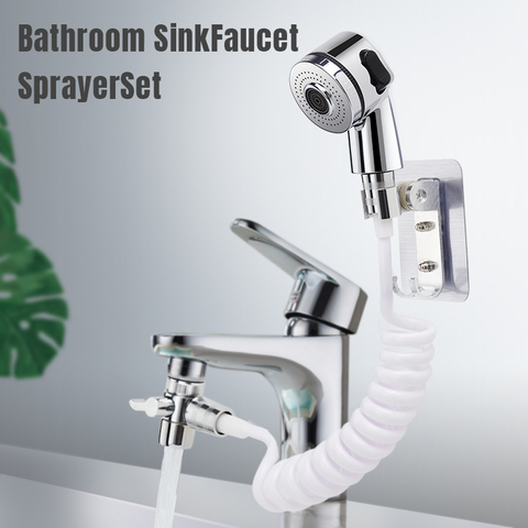 Bathroom Wash Face Basin Water Tap External Shower Toilet Hold Filter Flexible Small Nozzle Suit Wash Hair House Sink Connector ► Photo 1/6