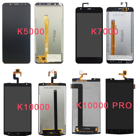 For OUKITEL K4000 Lite K5000 K6000 Plus K7000 K10000 Pro LCD Display+Touch Screen Digitizer Panel  Glass Assembly Complete ► Photo 1/6