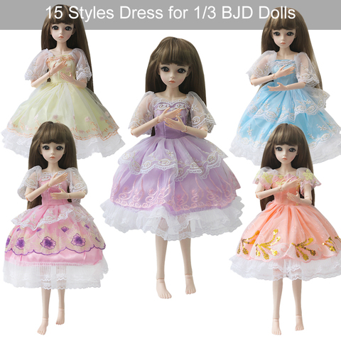 UCanaan BJD Accessories Dolls Clothes Gilrs Princess Dress Suit Outfits For 60CM 1/3 BJD SD Dolls ► Photo 1/4